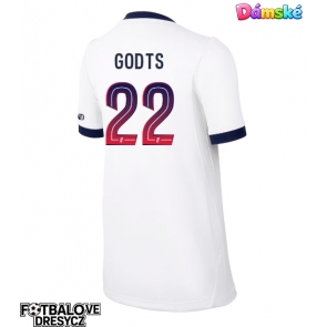 Paris Saint-Germain Mika Godts #22 Dámské Venkovní Dres 2026-27 Krátký Rukáv